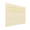 Ver imagem 5 de Painel para Tv até 85 Polegadas Royal 1 Prateleira 100% Mdf com Led Off White - Gelius