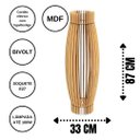 Ver imagem 3 de Abajur Grande de Chão OBELISCO MDF Luminária -:MDF CRU