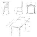 Ver imagem 3 de Conjunto Sala de Jantar com Mesa e 6 Cadeiras Multimóveis Cr50118