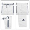 Kimono adidas Jiu Jitsu Contest 2.0 Branco com Listas Azul Escura - A1 - 4