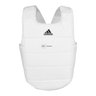 Protetor de Tórax Adidas WKF Branco logo Preto - M - 3