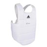 Protetor de Tórax Adidas WKF Branco logo Preto - G - 2