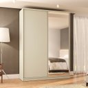 Ver imagem 1 de Guarda Roupa Bend em Mdf 174x240cm 2 Portas com Espelho Luna C831