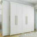 Ver imagem 1 de Guarda-Roupa Casal 6 Portas 6 Gavetas Imperial Branco