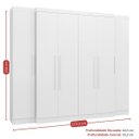 Ver imagem 3 de Guarda-Roupa Casal 6 Portas 6 Gavetas Imperial Branco