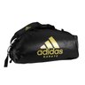 Bolsa Mochila Adidas Karate 2in1 PU Preto/Dourado - 50L - 1