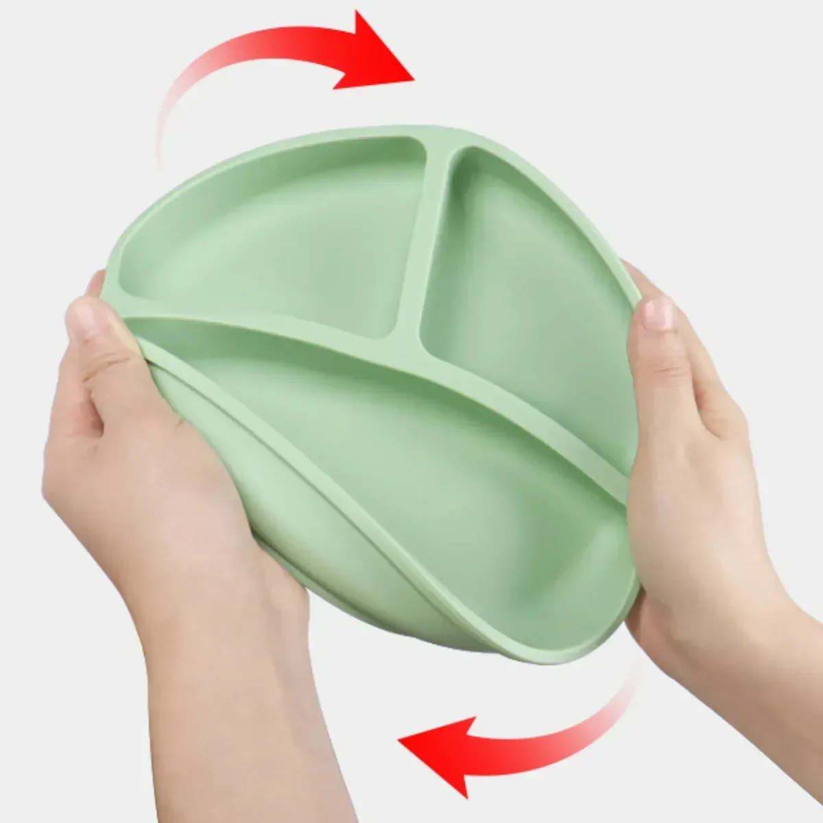 Ver imagem 4 de Conjunto de Silicone para Alimentação Infantil Snh02 Snel Home Rosa Escuro