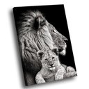 Ver imagem 1 de Quadro Lion And Cub -- Br Artes