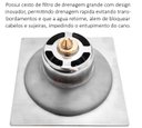 Ver imagem 5 de Ralo Inteligente Click Oculto Invisível Aço Inox 304 Cromado Quadrado 10 x 10cm Veda Cheiro Inseto