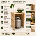 Ver mais imagens de Capa Botijão Gás Requinte Decorar Cozinha Fogão | Technox