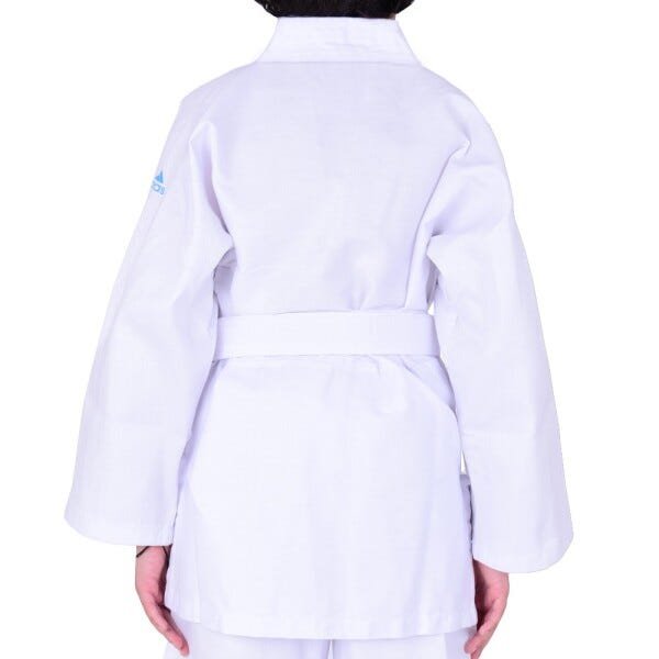 Kimono Judô adidas Infantil Reforçado Branco com Faixa - 130 - 3