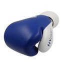 Ver imagem 4 de Luva de Boxe Muay Thai Adidas Hybrid 200 Azul/Branco - 18 Oz