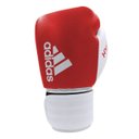 Ver imagem 2 de Luva de Boxe Muay Thai Adidas Hybrid 200 Vermelha/Branco - 14 Oz
