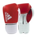 Ver imagem 1 de Luva de Boxe Muay Thai Adidas Hybrid 200 Vermelha/Branco - 14 Oz