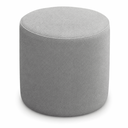 Ver imagem 3 de Puff Redondo Decorativo Bouclé Cinza 43cm para Sala e Quarto