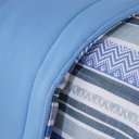 Ver imagem 3 de Edredom Casal Bella Cama Malha 125g/m² 100% Algodão 200x220cm Bene Casa Azul