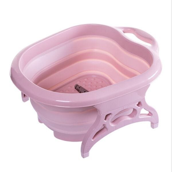 banheira Massageador Para Pés pedicure Portátil bacia dobravel spa relaxamento massagem banho - 1