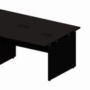 Ver imagem 4 de Mesa Estação de Trabalho 4,80 m X 1,20 m 8 Lugares Pés Painel F5 Office Cor:Preto