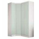 Ver imagem 2 de Guarda-Roupa Modulado 3 Peças Infinity Verde/Branco Line/Pistache