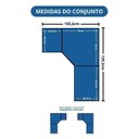 Ver imagem 3 de Guarda-Roupa Modulado 3 Peças Infinity Verde/Branco Line/Pistache
