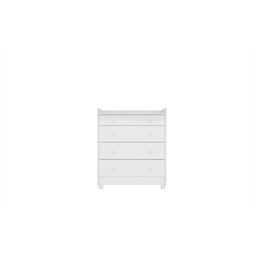 2523 - Comoda com Trocador Doce Sonho Branco/branco - 2
