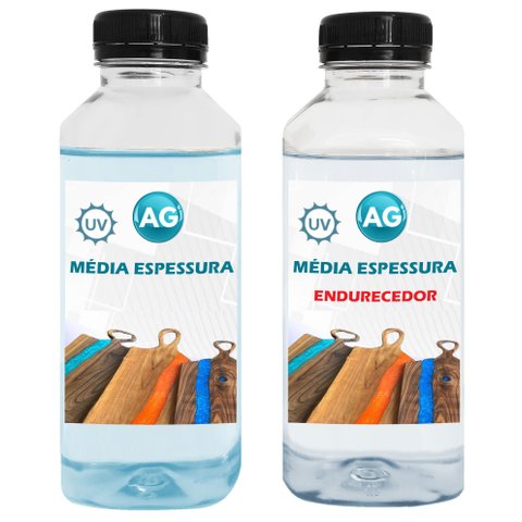 Resina Epoxi Média Espessura AG Resinas ag 1,4KG