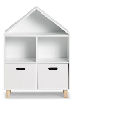 Casinha Organizadora Vitório 100% Mdf (brinquedos Infantil) Woodcore Quadrado