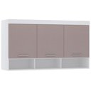 Ver imagem 1 de Armário Aéreo Ponte Modulado 145cm Taiga Branco/cinnamon L01 - Mpozenato