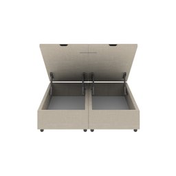 Base Cama Box Baú Queen Size Linho Bege Skybox - 3