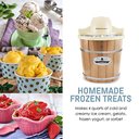 Ver imagem 5 de Elite Gourmet Eim-924l Máquina de Sorvete Elétrica 4qt Creme