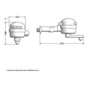 Ver imagem 2 de Torneira Clean 3 Temperatura 220v 5.500w Lorenzetti Brilhante, Branco, 220v