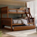 Ver imagem 1 de Triliche com Cama de Casal Solteiro em Madeira Woodstore e Aux Casal