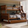 Triliche com Cama de Casal Solteiro em Madeira Woodstore e Aux Casal - 3
