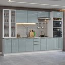 Ver imagem 1 de Armário de Cozinha Completa 340cm Branco/cinza Lux Madesa 02