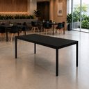 Ver imagem 1 de Mesa Cozinha e Refeitório 180cm x 90cm Industrial Casa Lar Cor:Preto