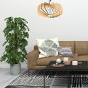 Ver imagem 2 de Luminária Teto tipo Pendente TRAPEZIO MDF Completa -:MDF CRU