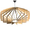 Ver imagem 1 de Luminária Teto tipo Pendente TRAPEZIO MDF Completa -:MDF CRU