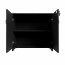 Ver imagem 5 de Armário Baixo New City 2 Portas 80 cm Preto Gebb Work