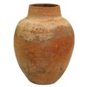 Ver imagem 1 de Vaso de Barro Antigo Moringa Terracota Bahia D42xA51cm