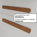Ver imagem 6 de Cozinha Compacta Donna Plus 6 Portas e 2 Gavetas MDP Yescasa Branco/Mel