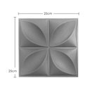 Ver imagem 2 de 10 Placas Decorativas Revestimento de Parede Pvc 3d - Pétalas Cimento Queimado