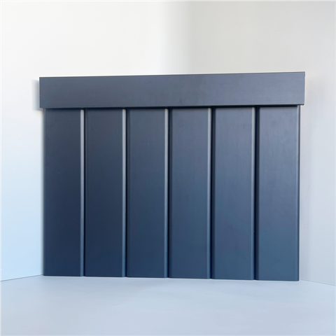 Lambri Preto MDF 274cm Pacote 12 Réguas 2,30m²