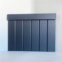Ver imagem 1 de Lambri Preto MDF 274cm Pacote 12 Réguas 2,30m²