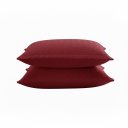 Ver imagem 2 de Kit 2 Porta Travesseiro Matelado Microfibra - Vermelho