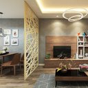 Ver imagem 1 de Painel Vazado Divisória Mdf Veneza Crú - 0,60x2,40m