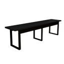 Ver imagem 2 de Banco 160cm Estilo Industrial em Mdf e Ferro para Sala de Jantar ou Varanda:preto