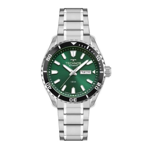 Relógio Technos Masculino Ref: 8205pm/1v Automático Acqua Prateado