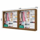 Ver imagem 5 de Closet Casal Duplo Dubai 6 Portas Plus 6 Gavetas