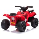Ver imagem 4 de Mini Quadriciclo Elétrico Cores Infantil Luz e Som 6v Vermelho