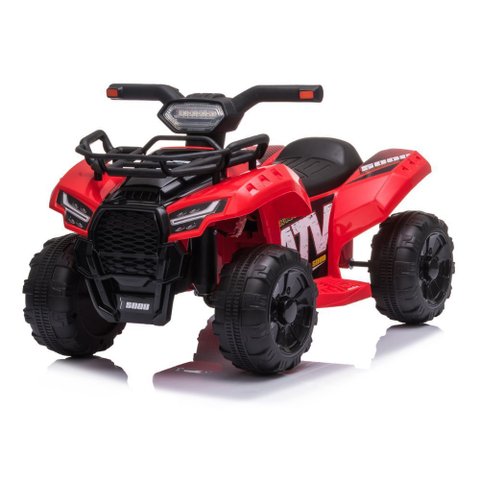 Mini Quadriciclo Elétrico Cores Infantil Luz e Som 6v Vermelho